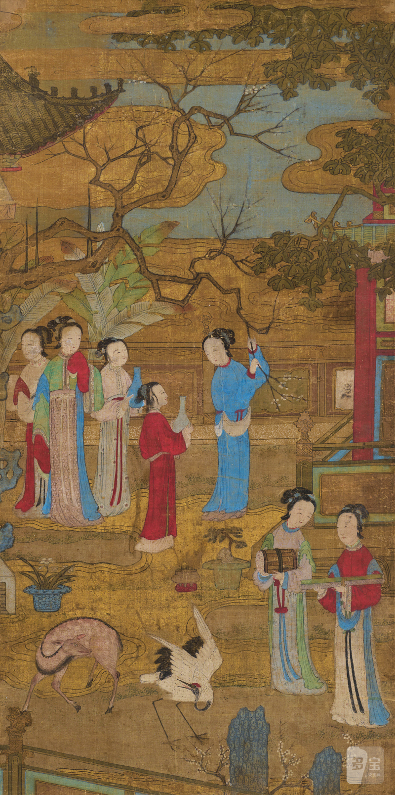 佚名 群仙祝寿图